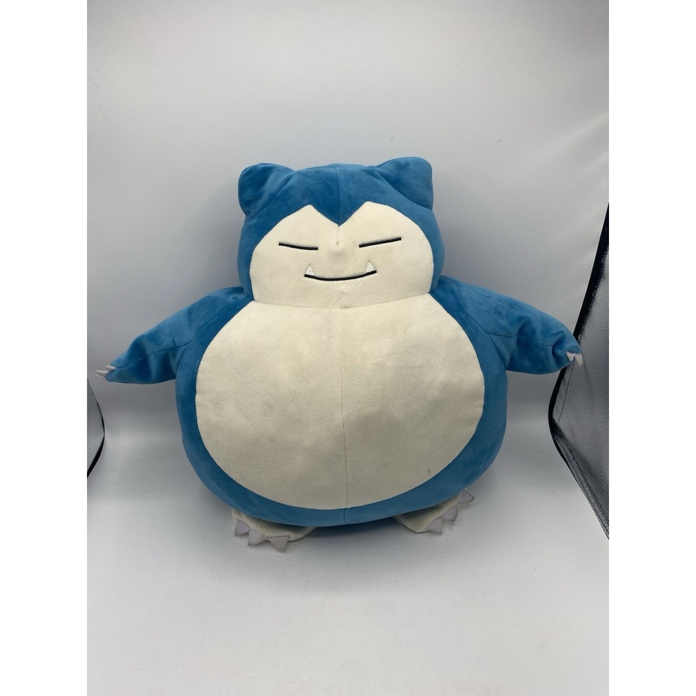 Original POKEMON Snorlax 16" Nintendo "GAME FREAK" Soft Plush Stuffed Toy Animal